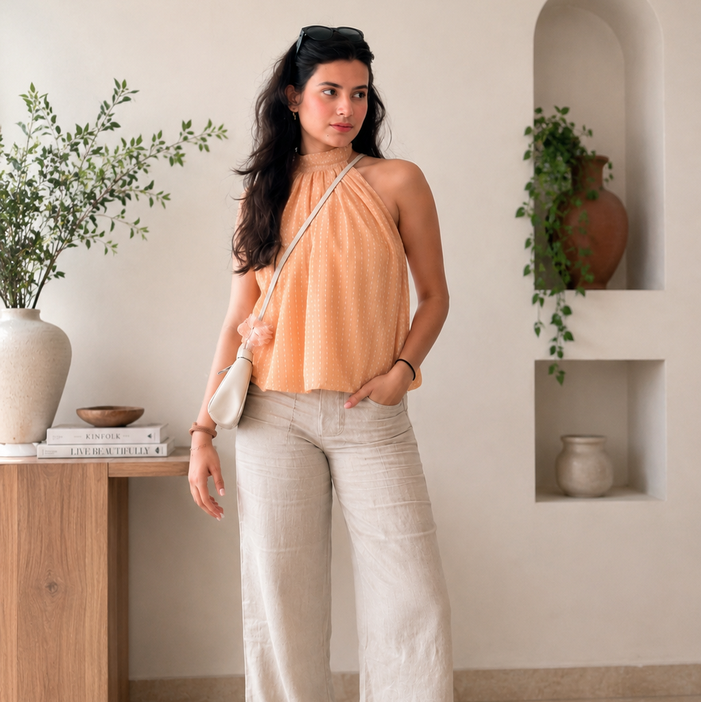 Kesar - Cotton Voile Top