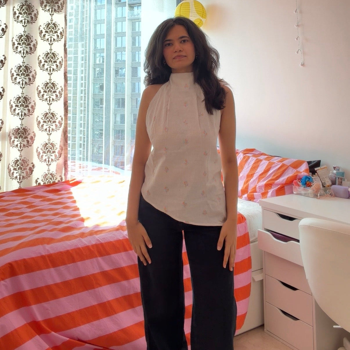 Indian cotton halter top